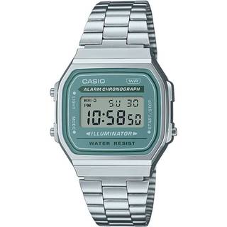Casio A168WA-3AYES Vintage Iconic Digitaluhr Hellgrau