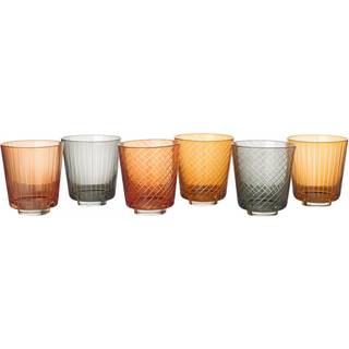Polspotten Library Tumbler Set 6 Pcs - Tumblers Glas Multi - 140-230-134