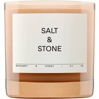 Salt & Stone Duftlys | Håndpoured aromatisk og duftende | Lavet med naturlig kokosnød og soja blend voks | 100% Cotton Wick | Langvarig 50 timers