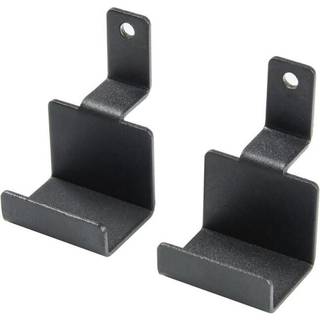 Knager til akustikpanel mat sort 2 stk.
