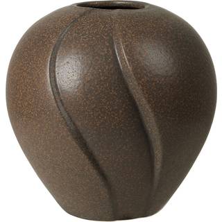 Broste Copenhagen Leda vase Ø25x25 cm Antique brown