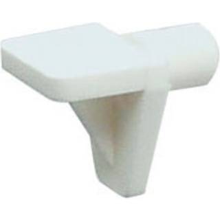 PN Beslag hyldebærer, 5 mm, hvid plast - 20 stk.