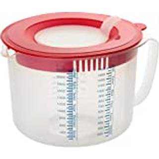Måle- og røreskål med låg, 2,2 liter, Dr. Oetker
