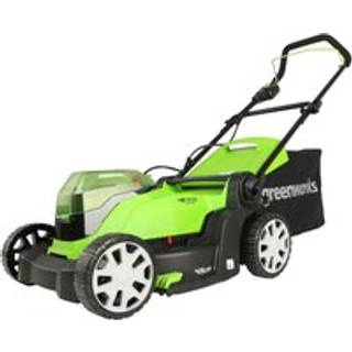 Plæneklipper Greenworks G24X2LM41; 2x24 V (uden batteri og oplader)