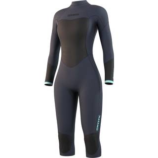 Mystic Brand Longarm Shortleg 3mm Back Zip Våddragt Dame (Night Blue)