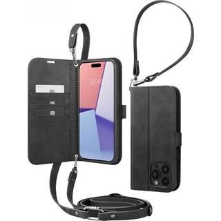 Spigen Wallet S Pro (iPhone 15 Pro Max) - Sort