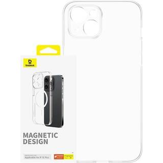 Baseus - Magnetic Phone Case for iPhone 15 Plus OS Lucent Series Clear