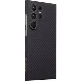 Tactical MagForce Samsung Galaxy S23 Ultra 5G Cover - Karbonfiber / Sort