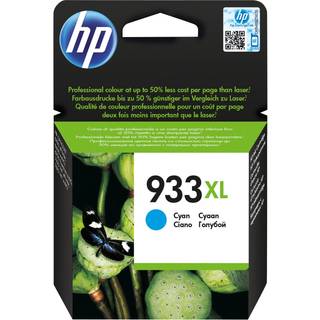 Original HP 933XL-blækpatron med høj kapacitet, cyan
