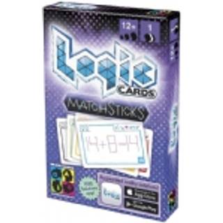 Brain Games Logic Cards Matchsticks - Math Brain Teaser Card Game for Kids Teenagers & Adults - Award Winning Family Fun!