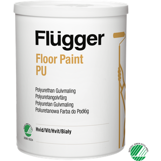Svanemærket PU Gulvmaling - Floor Paint PU Flügger 0,75 L