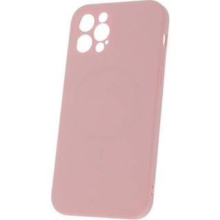 Silikonetui med MagSafe til iPhone 12 Pro - Pink