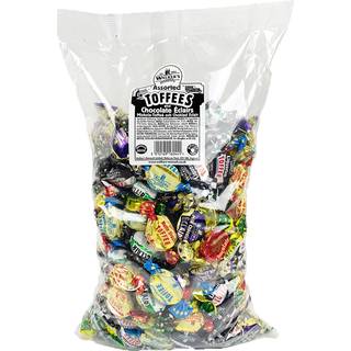 Walkers Ass. Toffees & Chokolade karameller - 2,5 kg 275 stk.