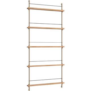 Moebe Magazine Shelving MS.180.1 Eg/Warm Grey