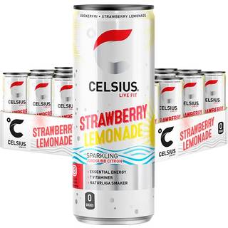 Celsius, Strawberry Lemonade, 24-pak