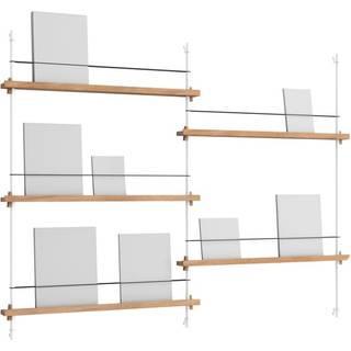 Moebe Magazine Shelving MS.115.2 Eg/Hvid