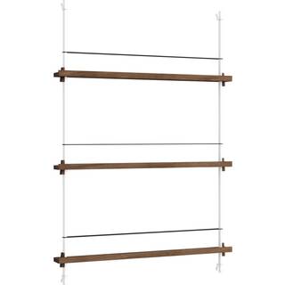 Moebe Magazine Shelving MS.115.1 Røget Eg/Hvid