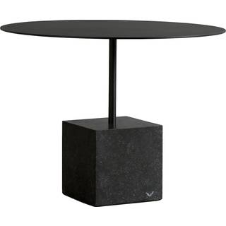 Friends & Founders Knockout Loungebord Ø60x45 Cm - Sofabord Aluminium Sort - 2042-02