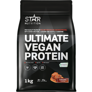 Star Nutrition Ultimate Vegan Protein, 1 kg (Caramel)