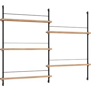 Moebe Magazine Shelving MS.115.2 Eg/Sort