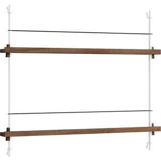 Moebe Magazine Shelving MS.65.1 Røget Eg/Hvid