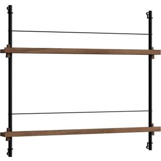 Moebe Magazine Shelving MS.65.1 Røget Eg/Sort