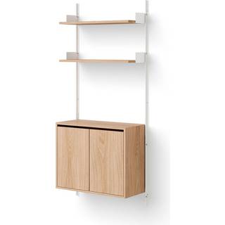New Works Væghylde 1900 Skab  Oak/White B83,5 cm - Tall