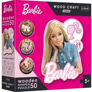 Trefl Wood Craft Junior Barbiedukke Puslespil 50 Brikker