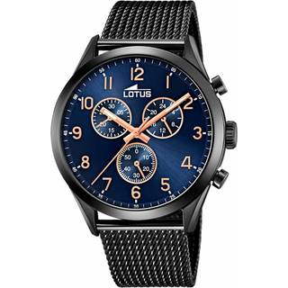 Stilfuld Mand Lotus 18639/D Sort Ur