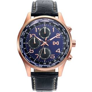 Mark Maddox HC7121-37 Classic Læder Ø44 mm