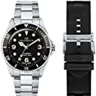 Herre Philip Watch R8223216008 - Sort Sølv Mode Ur