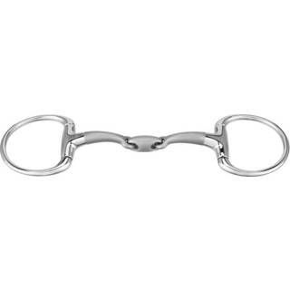 SATINOX Eggbutt bit 14 mm double jointed - Stainless steel - 135 mm