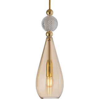 EBB & FLOW Smykke M guld krystal check ball guld