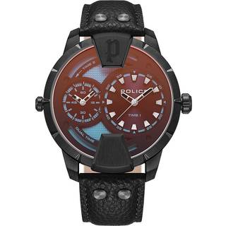 Police PEWJA0022001 Herrenuhr Huntley Dualzeit Schwarz