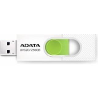 A-DATA UV320 256GB USB Type-A, Slide, White, Green