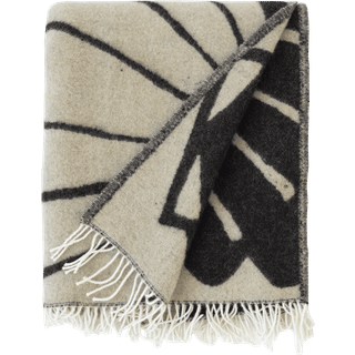 Fine Little Day Snäcka plaid 130x190 cm Coal-Beige