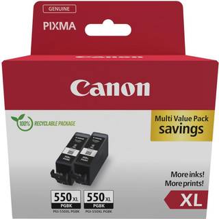 CANON PGI-550XL Ink Cartridge Twinpack Blistered