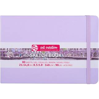 Hardcover Sketchbook - Pastel Violet 14,8 x 21 cm