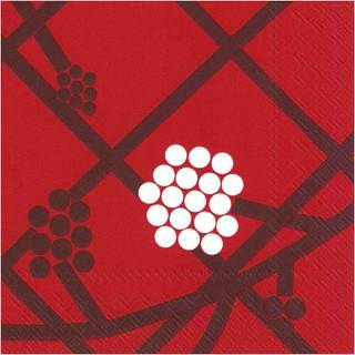 Marimekko Hortensie servietter 33x33 cm 20-pak Red