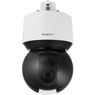 Hanwha Vision PTZ Kamera XNP-8250R 5 - 125mm Überwachungskamera mit 6 Megapixel Auflösung. professionelle Kamera für außen - weiß