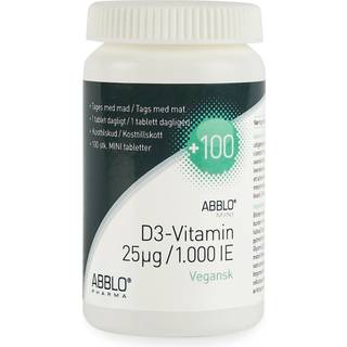 ABBLO D3-Vitamin 25 mg Vegansk
