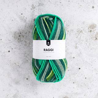 Järbo Raggi 100g 15212 Ivy lane Indhold: 70% Superwash Uld / 30% Polyamid Vægt/længde: 100 gram = ca. 150 meter Anbefalede pinde: 4.50 - 5.50 mm Strikkefasthed: 10 x 10 cm = ca 18 / 16m x 24 / 21p Anbefalet hæklenål: 4.50 mm Hæklefasthed: 10 x 10 cm = ca 14 fm x 17 p Maskinvask 40°C / Tørres fladt / Brug ikke skyllemiddel.