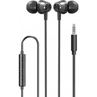 XQISIT In-Ear Headset med 3,5 mm - Svart