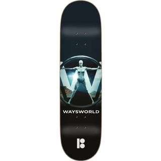 Plan B Way Waysworld Skateboard Deck (Sort)