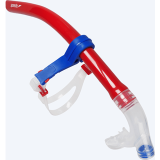 Speedo centersnorkel - Rød/blå