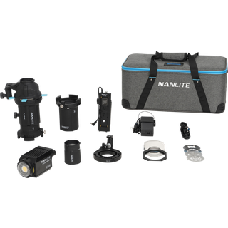 Nanlite Forza 60B II LED Bi-color Spot Light with 19°36° Projection Attachment