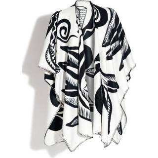 Kosta Linnewäfveri Paradise Poncho Vit