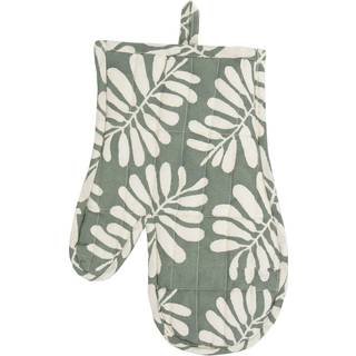 A World Of Craft Leaf Grillhandske - Grydelapper & Grillhandsker Bomuld Grøn - 1007594-BA