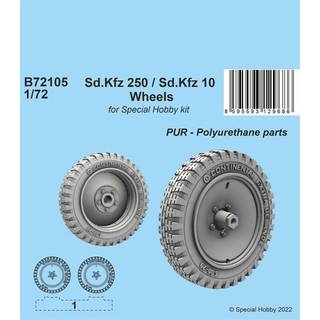 Sd.Kfz 250 / Sd.Kfz 10 Wheels 1/72