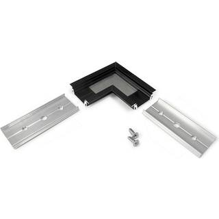 Profilsamler GROOVE14 90DEG - Sort anodiseret
